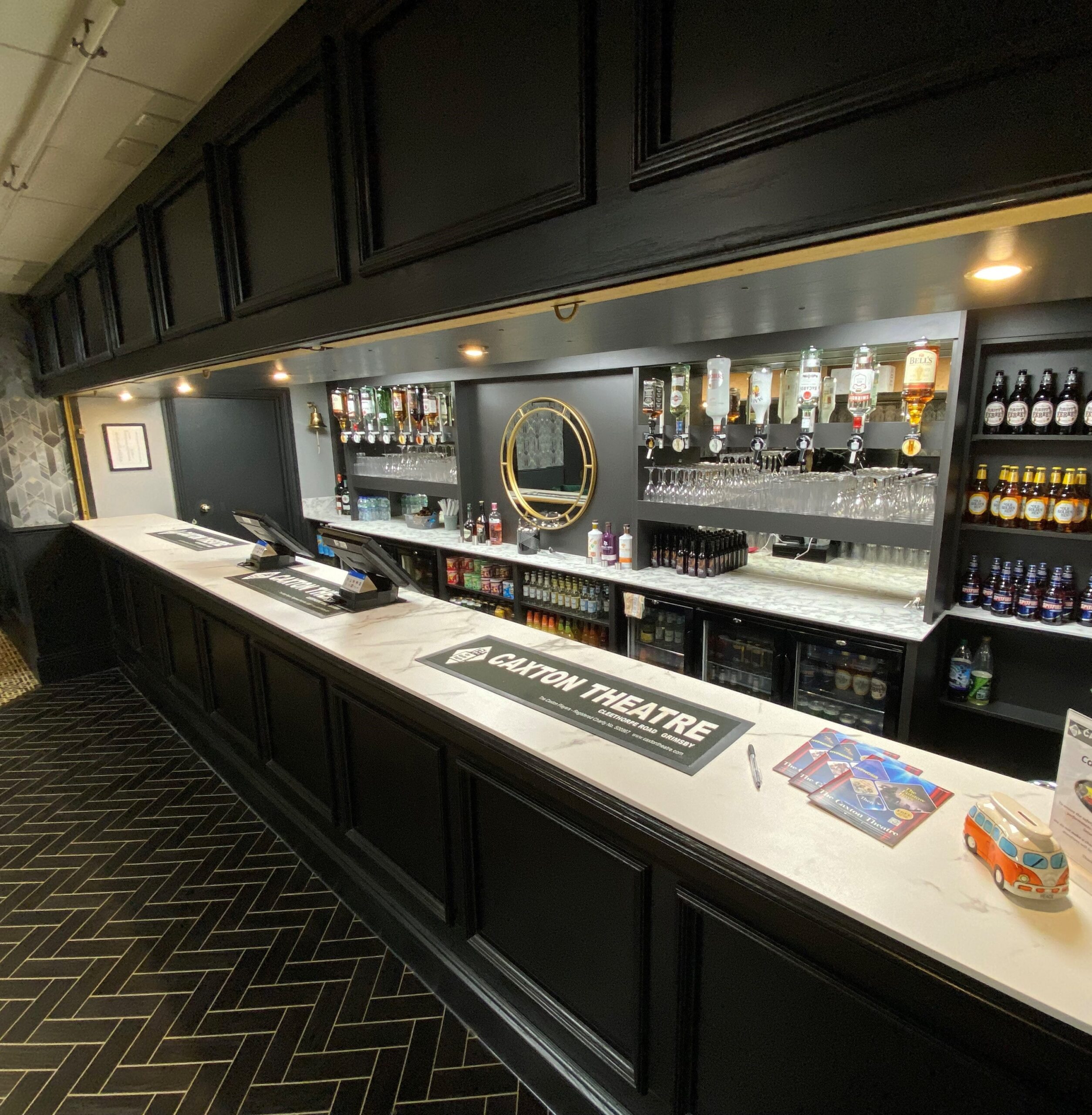 bespoke commercial bar designed and fitted by grand design