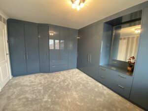 Bedroom Blue Gloss 1