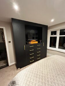 GD Wardrobes Black WG 1